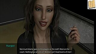 Meeting the sexy brunette coach?