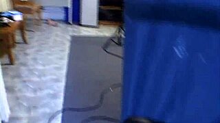 in this barefoot pregnant scene, she gets cum on her tits and belly