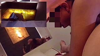 Morita at 18 engages with her stepfather in a private encounter.