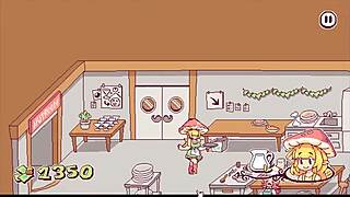 futanari di funghi futa hentai game episode 1 serves shemale cum as special sauce in the restaurant