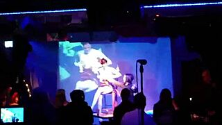 Watch this public milk pumping show