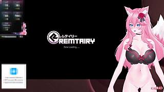 Why is Kanako VTuber's pussy teased and fucked so loud?