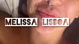 melissa lisboa showing off and taking cum part 2