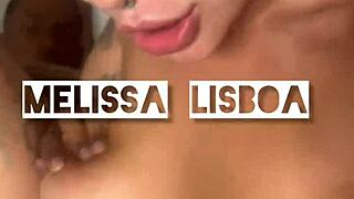 melissa lisboa showing off and taking cum part 2