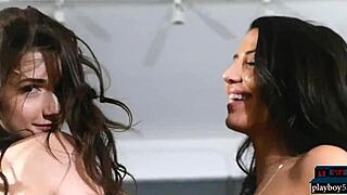 Portuguese And Canadian Brunettes Are Hot Lesbian Babes