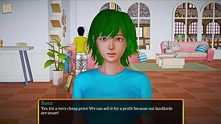 Blonde with big tits and ass feels intense emotions in homemade game