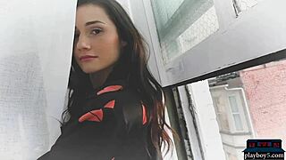 Portuguese And Canadian Brunettes Are Hot Lesbian Babes