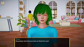 Blonde with big tits and ass feels intense emotions in homemade game