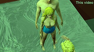 Lulu With Big Tits And Ass Entertains Family In Naughty Hentai