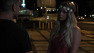 Stranded Teen Roughly Fucked Outdoors In Public Bondage