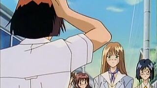 शाई एनिमे टीन 18+ बड़ी टिट्स वाली अपनी गीली चूत को जोर से उंगली करती है