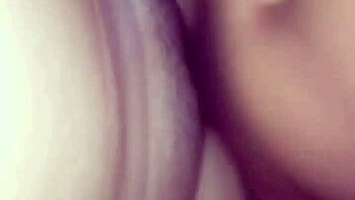 Huge Cumshot From Black Guy Lands On My Belly In Interracial Encounter