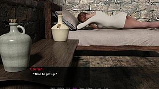 redhead with small tits fingers herself in knights tale.