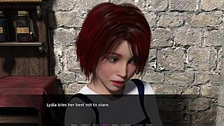 redhead with small tits fingers herself in knights tale.