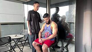 Did the skinny barber really eat the buff client?