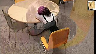 Emiko shows off her big tits and ass.