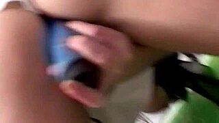 italian amateur masturbates with toys on webcam