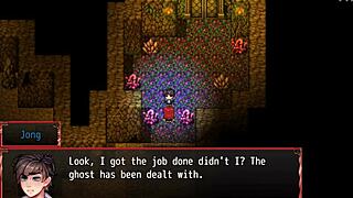 Harem in another world hentai game ep 2: date sexy ghost shy girl