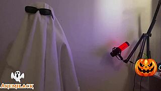 Halloween lingerie outdoor gay fun