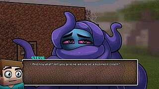 Giving our girl a golden bikini in hornycraft parody