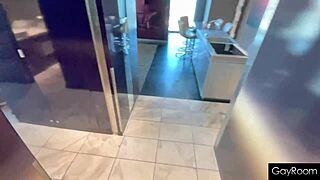 Sage Roux's tight ass gets railed in fishnet suit, with blowjob and assplay.