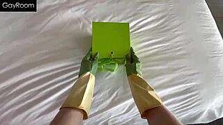 Sage Roux's tight ass gets railed in fishnet suit, with blowjob and assplay.