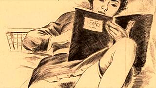 i’m totally obsessed with these vintage erotic drawings from way back!