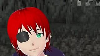 Giving our girl a golden bikini in hornycraft parody