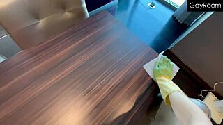 Sage Roux's tight ass gets railed in fishnet suit, with blowjob and assplay.