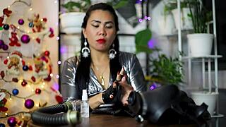 Black latex gloves fetish ASMR, so hot! 🔥