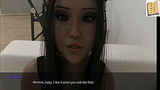 john shows strength by carrying three girls in cartoon