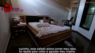 I’m at the motel with a stud, cheating on my cuck husband. He’s humiliated, licking my creampied pussy, no condom, part 2... ugh!