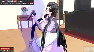 3D adult game with hardcore creampie action and ASMR sounds