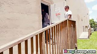 Bangtroop scene with military uniforms and group action 😎