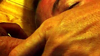 Slut girlfriend loves sucking cock with her redhead nipples exposed