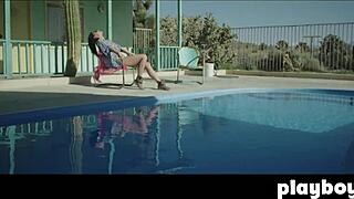 Brunette alexandra tyler poses outdoors showing her boobs 😍