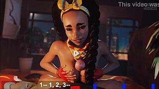 Street fighter Cammy White in action