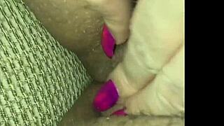 i am touchin my wet pussy with dildo and fingerin clit