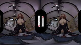 Vrcosplayx Black Widow Titty Fucks And Rides Monster Cock