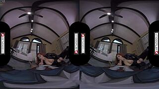 Vrcosplayx Black Widow Titty Fucks And Rides Monster Cock