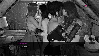 Nurse Cora And Lemon Have Group Sex With John In Vampire Story!