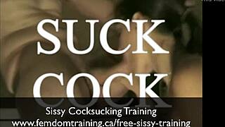 Sissy cocksucking hypnosis for a submissive male