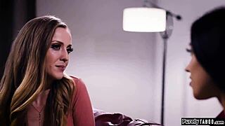 why is the bigamist spanking his two cheating wives with a big cock?