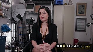 Kinky white chick indulges in sucking the director's hard cock in this full movie storyline