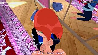 Watch Gwen Tennyson Fuck In Front Of Mirror!