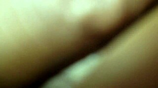 Just rubbing my hard clit on her wet ebony hole