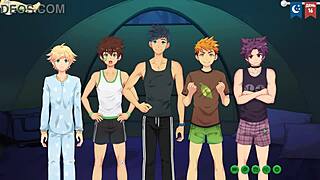 game friends camp episode 17 - scout badges russian voice acting, is that twink your friend?