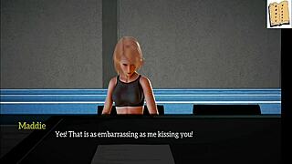 i'm exploring my new family with blonde teen's small tits in this game