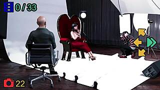 fashion business features monica in a steamy model photoshoot scene.