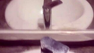 Young gay man masturbates in private session